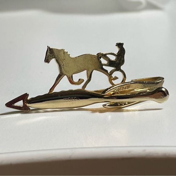Vintage Hickok Harness Racing Tie Clip - Picture 3 of 6